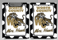 Worth County Tigers Clipboard