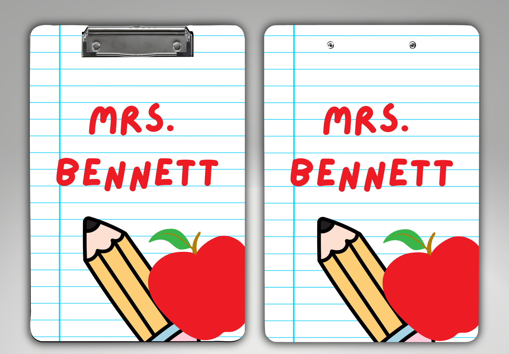 Pencil and Paper Clipboard