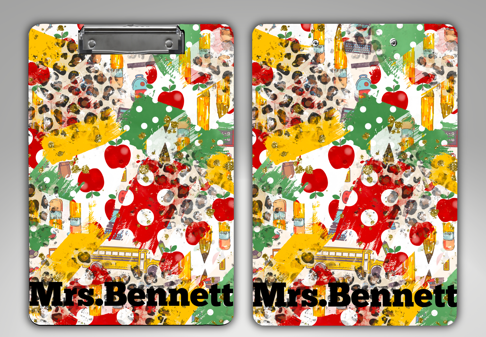 Teacher Leopard Clipboard