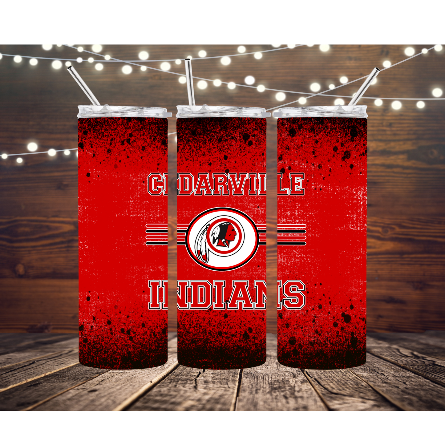 Cedarville Indians Completed 20oz Skinny Tumbler