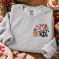 Gingerbread Wishes | Monogrammed Christmas Embroidered Shirt