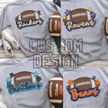 Custom Sequin Football Mascot Design Mockup- No Physical Item! - Merch Girls