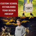Varsity Mascot School Established Custom Design Mockup- No Physical Item! - Merch Girls
