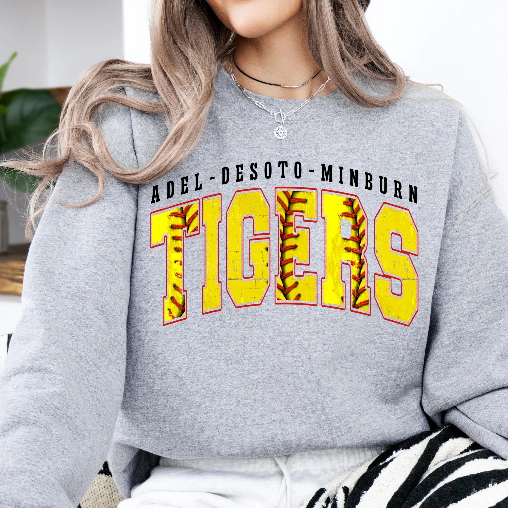 Adel- DeSoto- Minburn Tigers Softball DTF Transfer - Merch Girls
