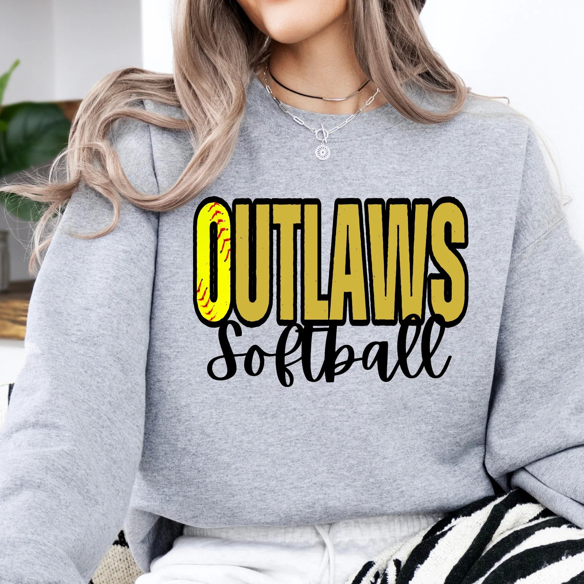 Outlaws Softball DTF Transfer - Merch Girls