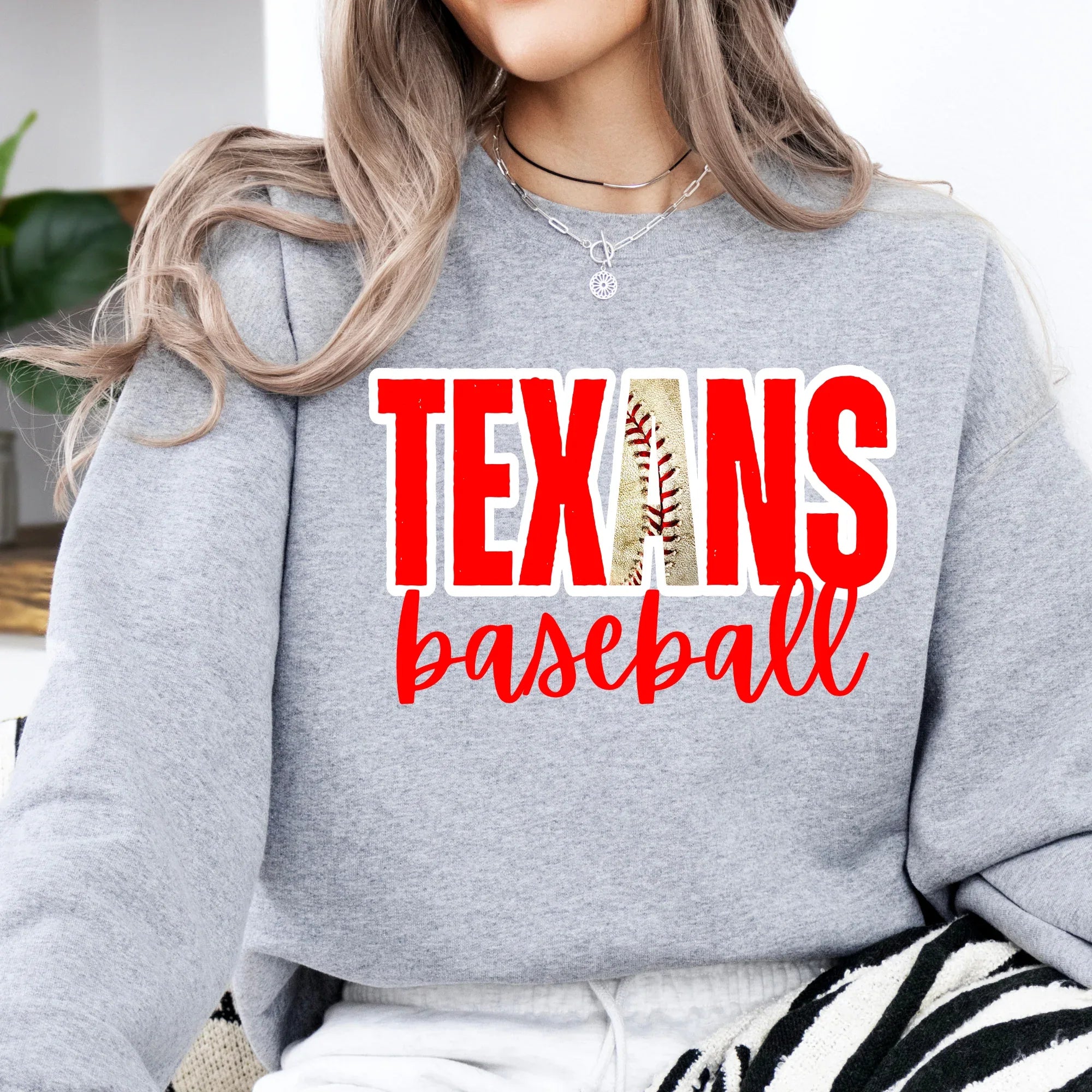 Texans Baseball DTF Transfer - Merch Girls