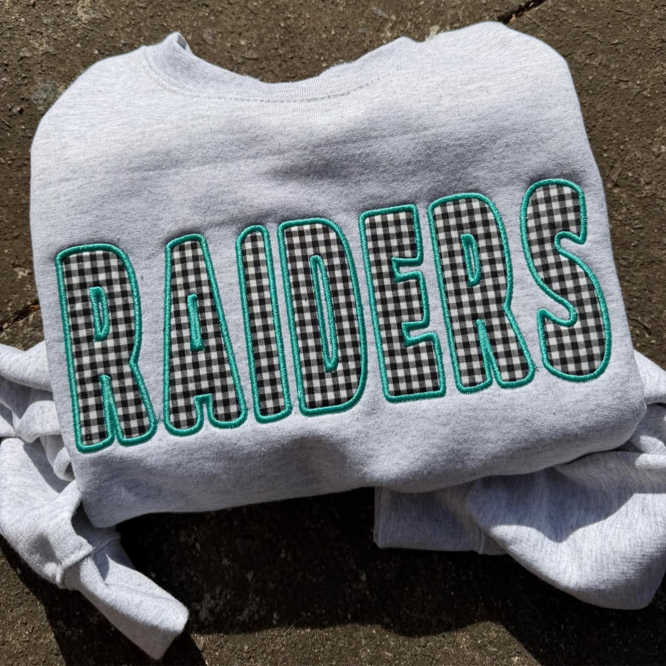 Custom Gingham Bubbly Applique Embroidered Shirt | Choose Style, Color & Thread