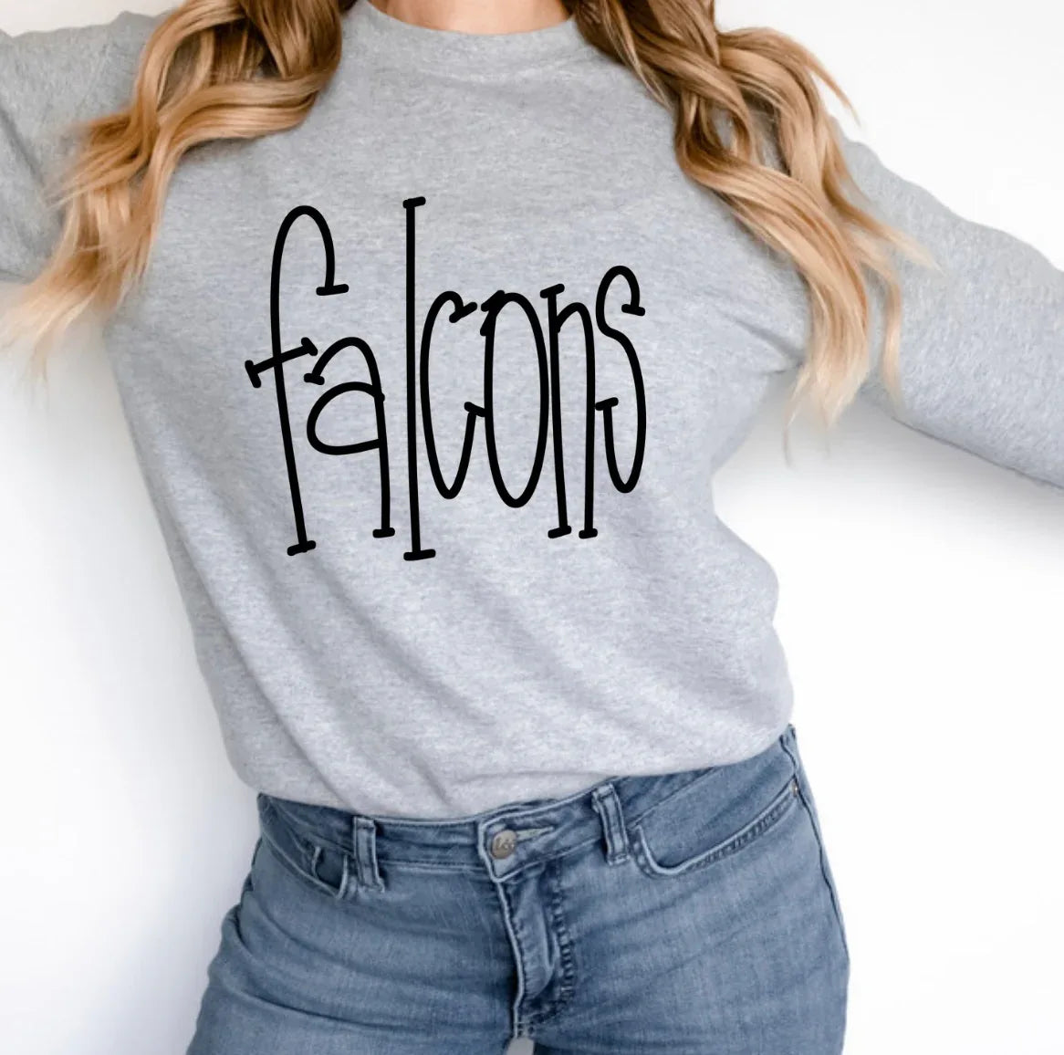 Falcons Hand Letter DTF Transfer - Merch Girls