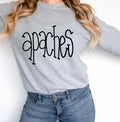 Apaches Hand Letter DTF Transfer - Merch Girls