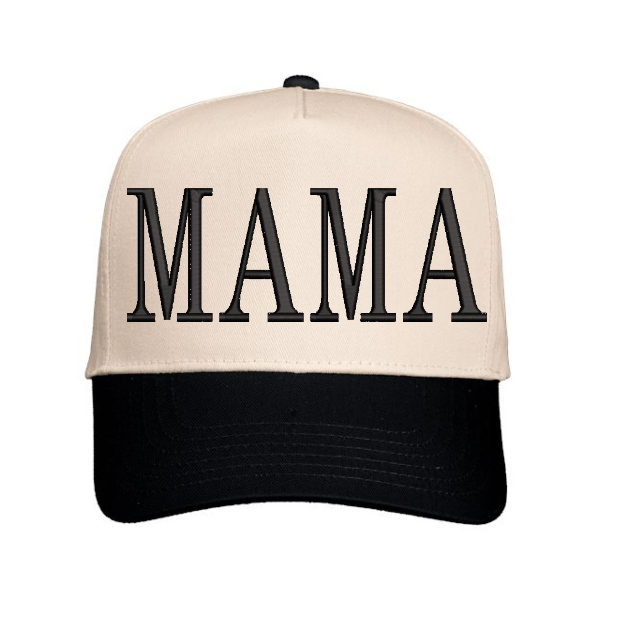 Custom Mascot Embroidered Adjustable Five-Panel Twill Hat