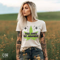 Pass Joints Not Judgement Green & Black Graphic Tee - Merch Girls