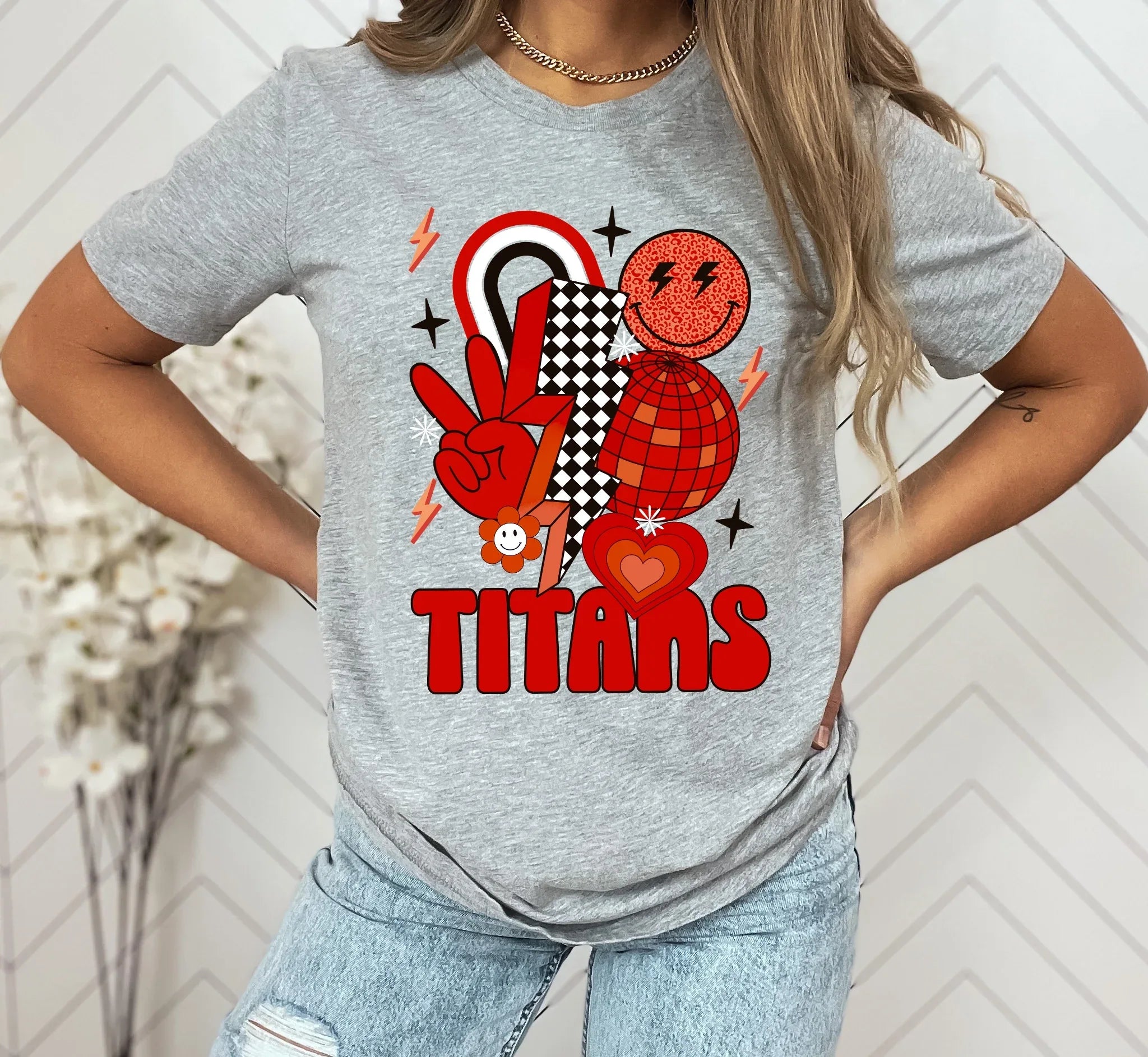 Titans Groovy DTF Transfer - Merch Girls