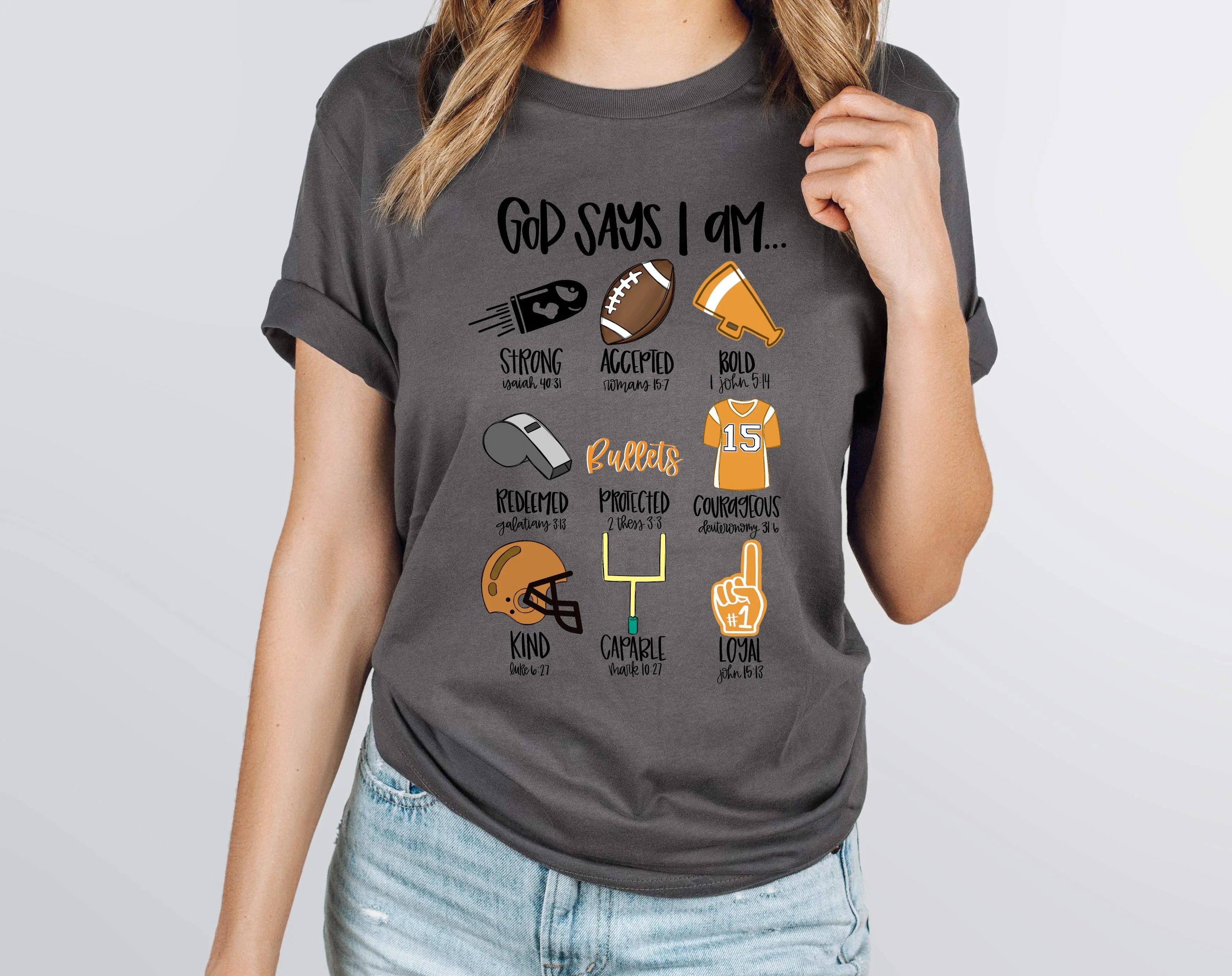 God Says I Am Bullets DTF Transfer - Merch Girls