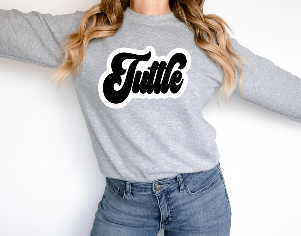 Tuttle Vintage Retro Shadow Distressed DTF Transfer - Merch Girls