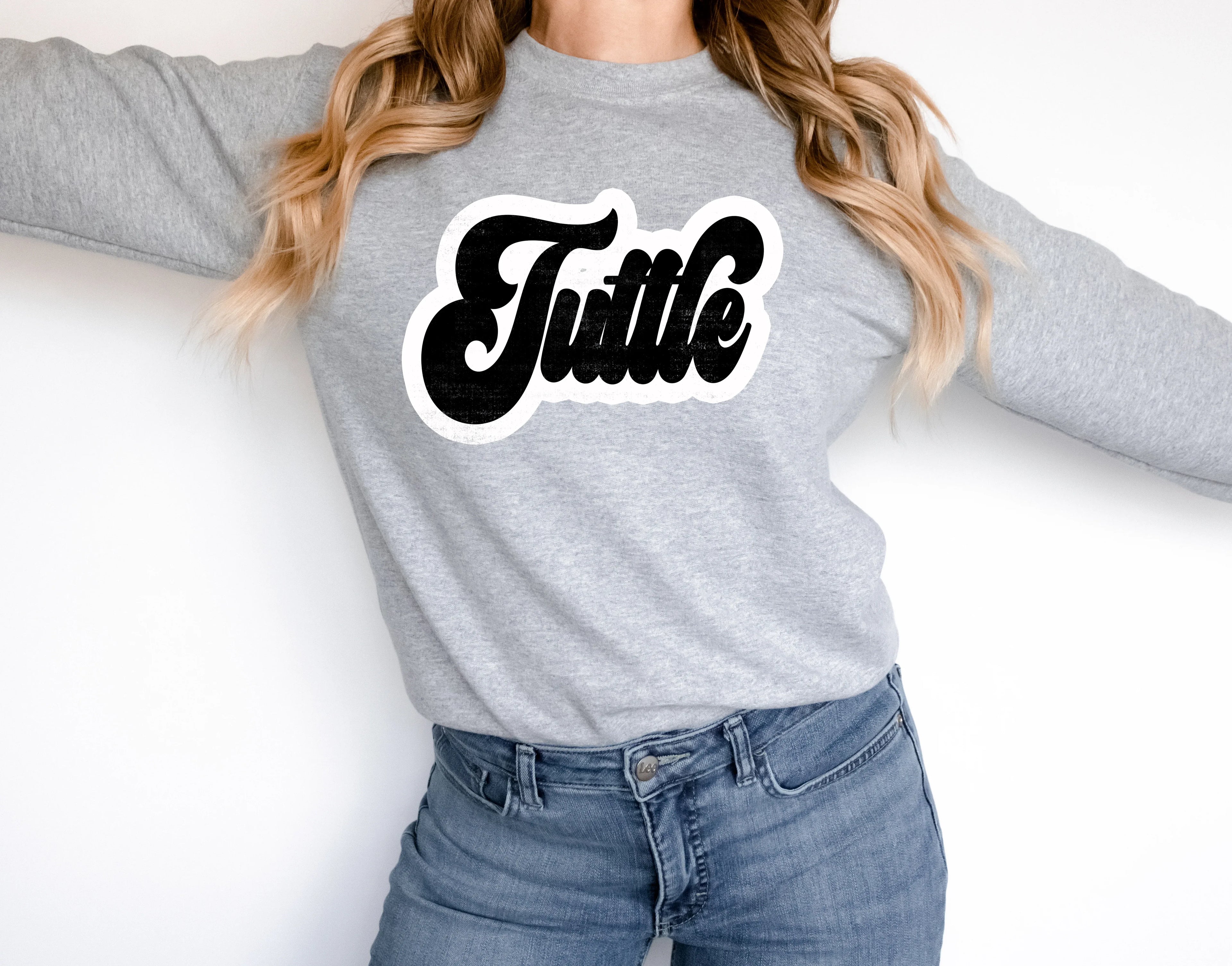 Tuttle Vintage Retro Shadow Distressed DTF Transfer - Merch Girls
