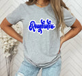 Roughriders Vintage Retro Shadow Distressed DTF Transfer - Merch Girls