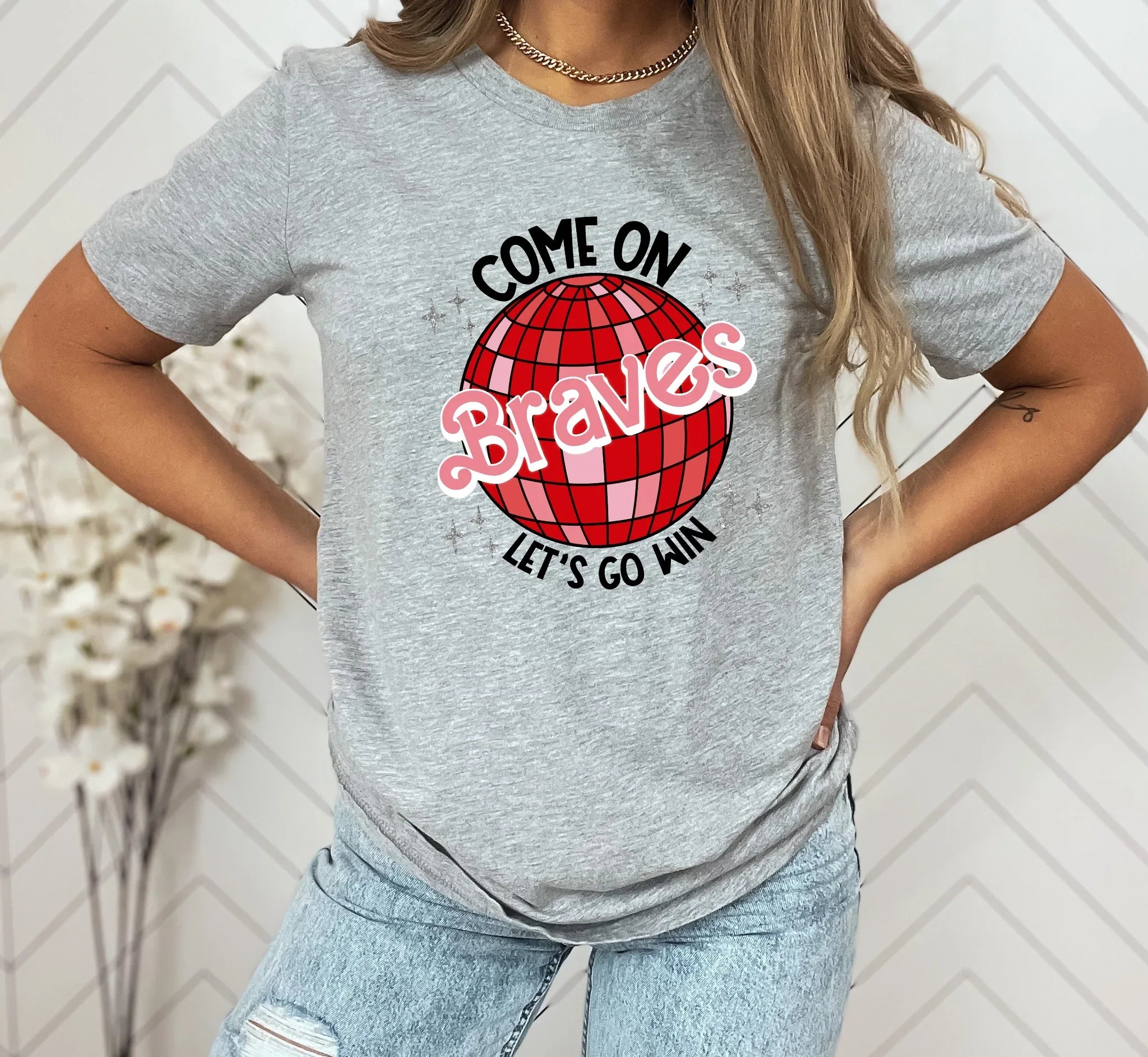 Come on Braves DTF Transfer - Merch Girls