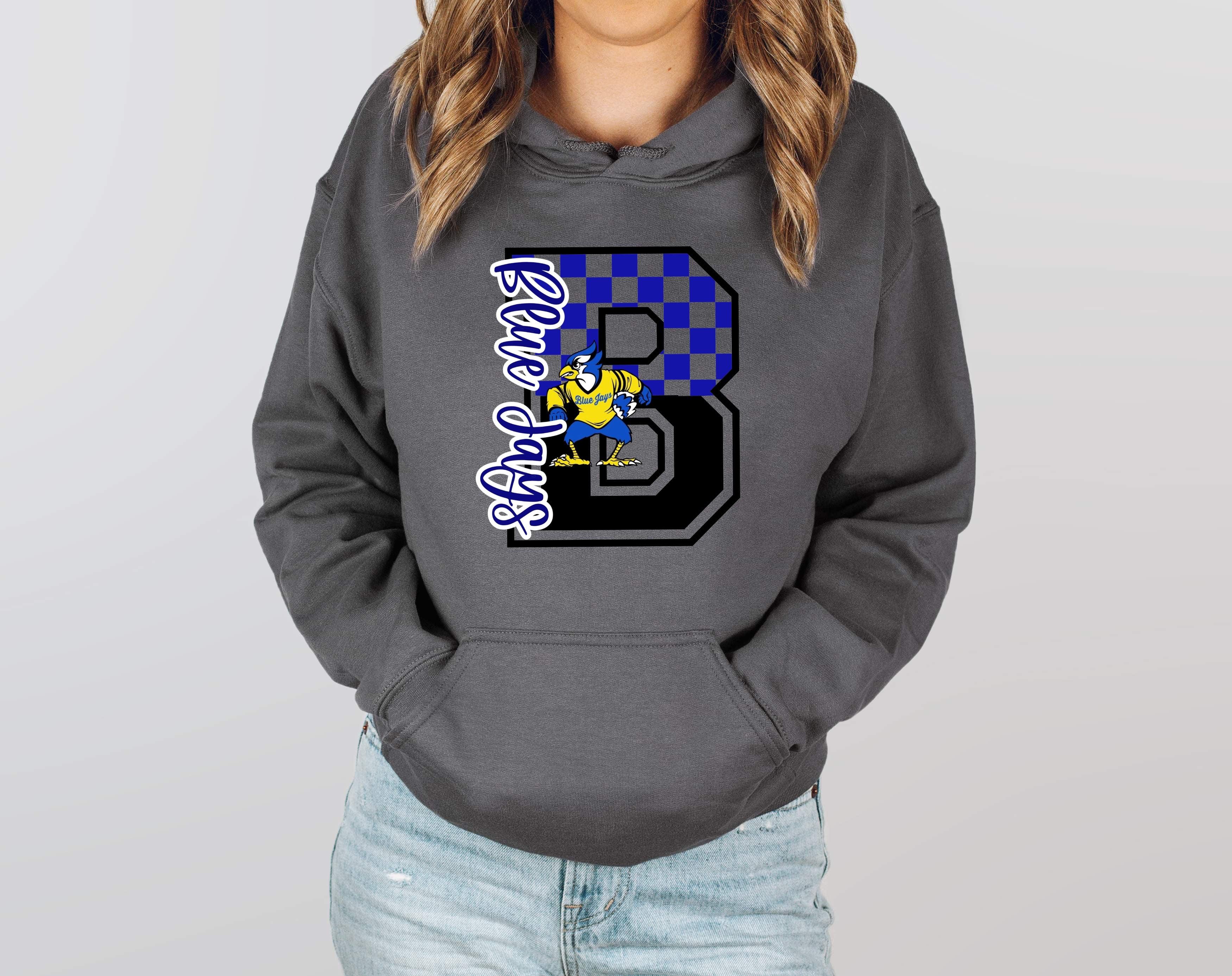 Bluejays Checkered DTF Transfer - Merch Girls
