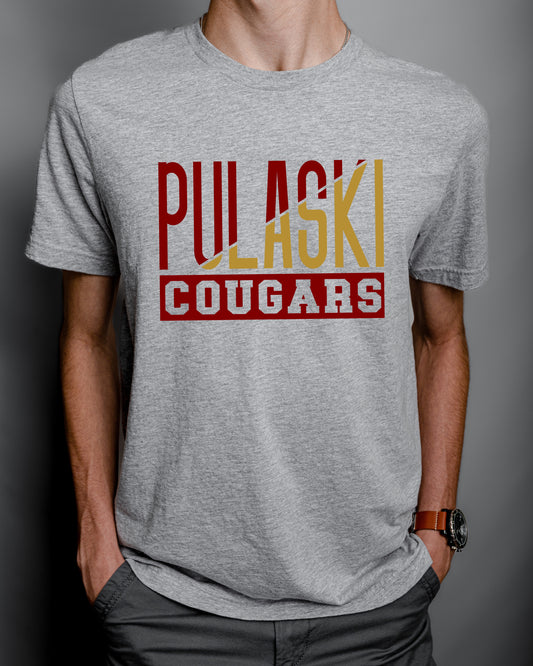 Pulaski Cougars  DTF Transfer