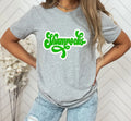 Shamrocks Vintage Retro Shadow Distressed DTF Transfer - Merch Girls