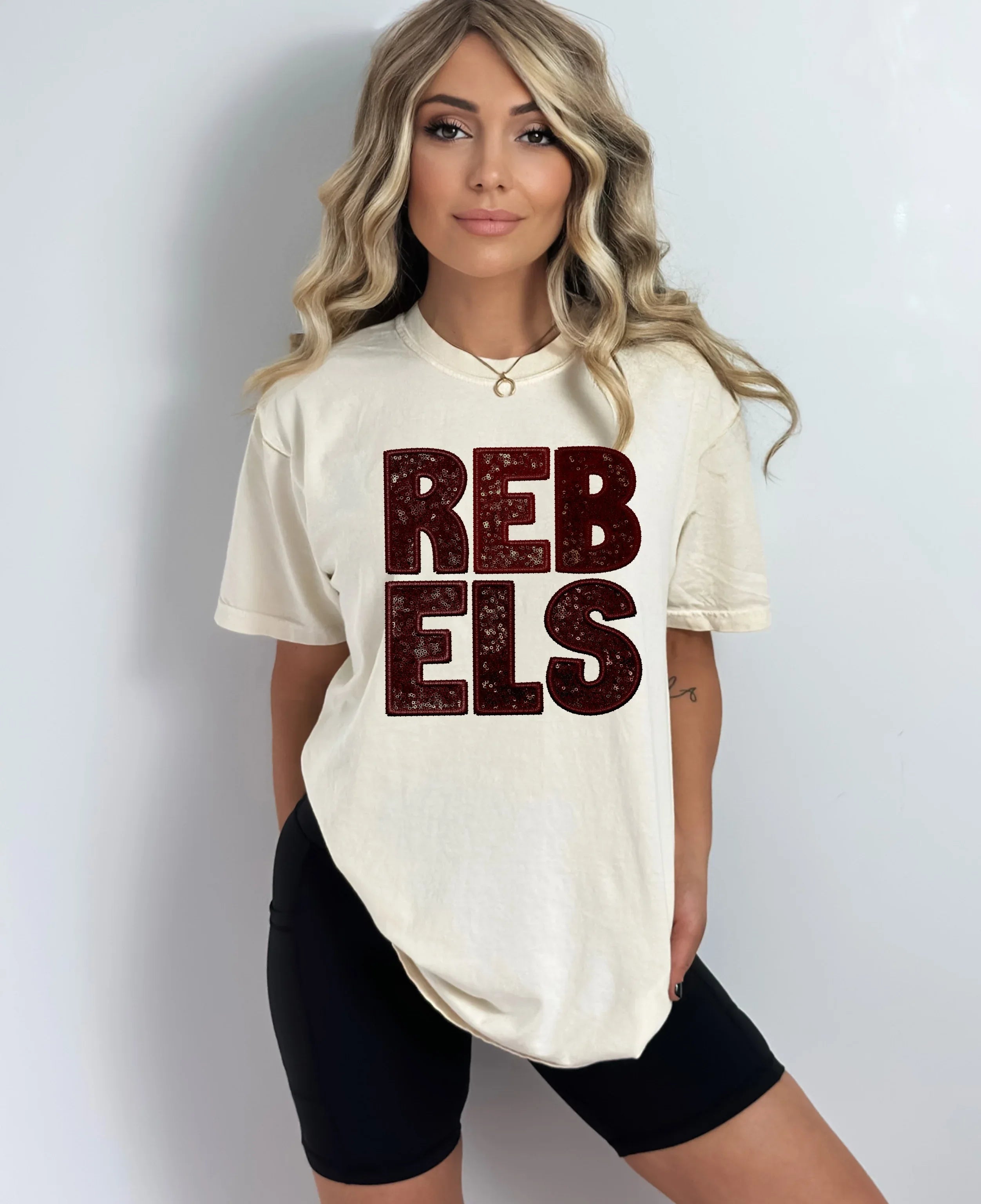 Rebels Maroon DTF Transfer - Merch Girls