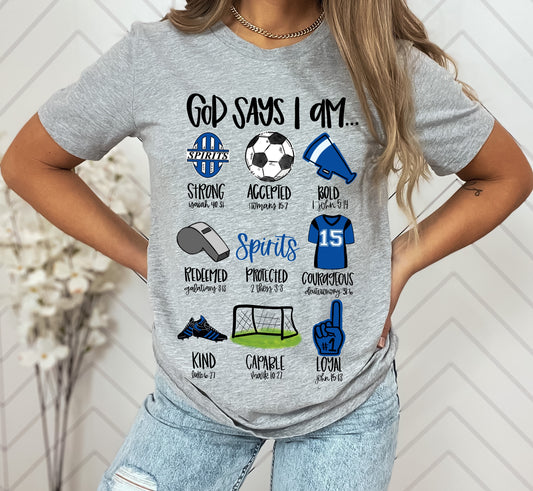 Spirits Soccer God Days DTF Transfer