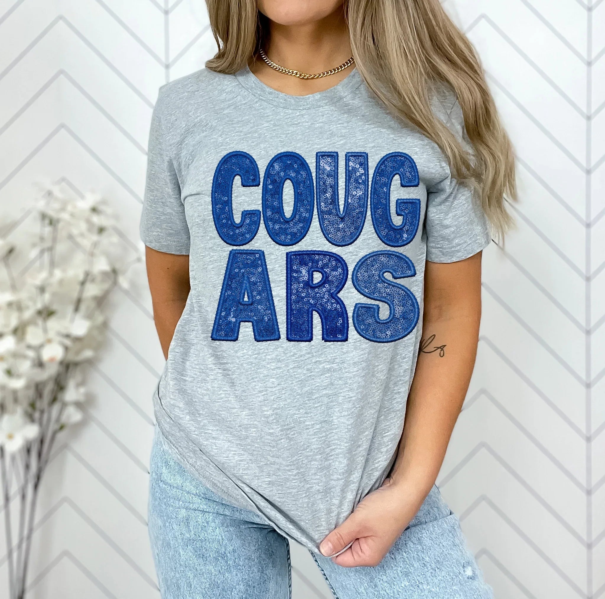 Cougars Blue DTF Transfer - Merch Girls