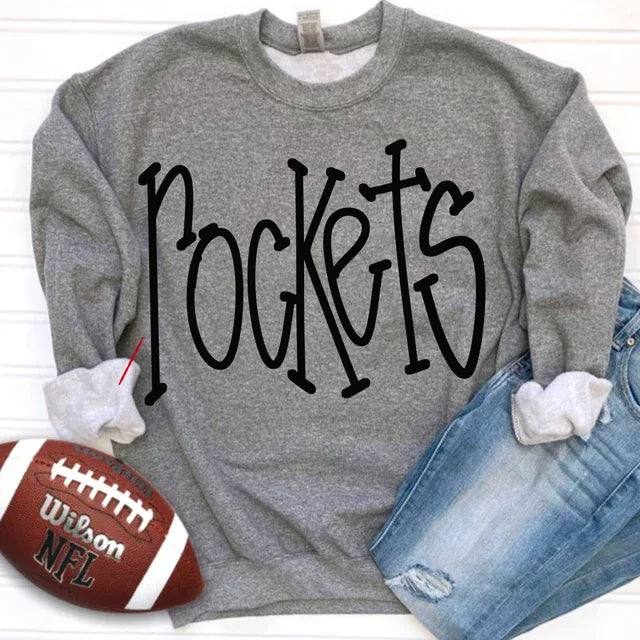 Rockets Hand Letter DTF Transfer - Merch Girls