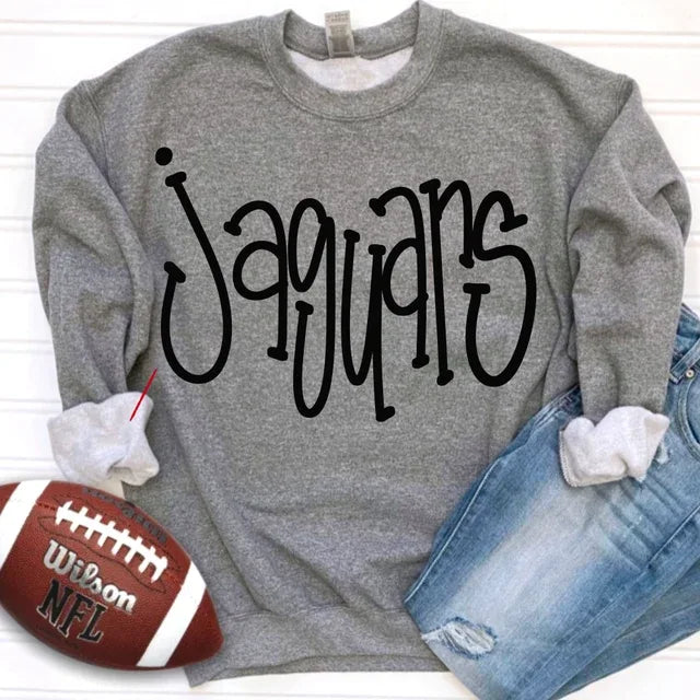 Jaguars Hand Letter DTF Transfer - Merch Girls