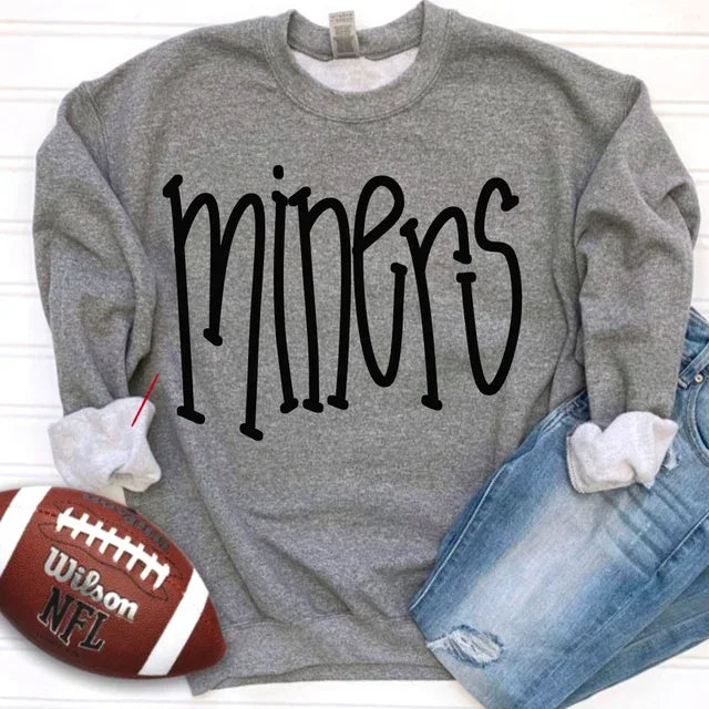 Miners Hand Letter DTF Transfer - Merch Girls