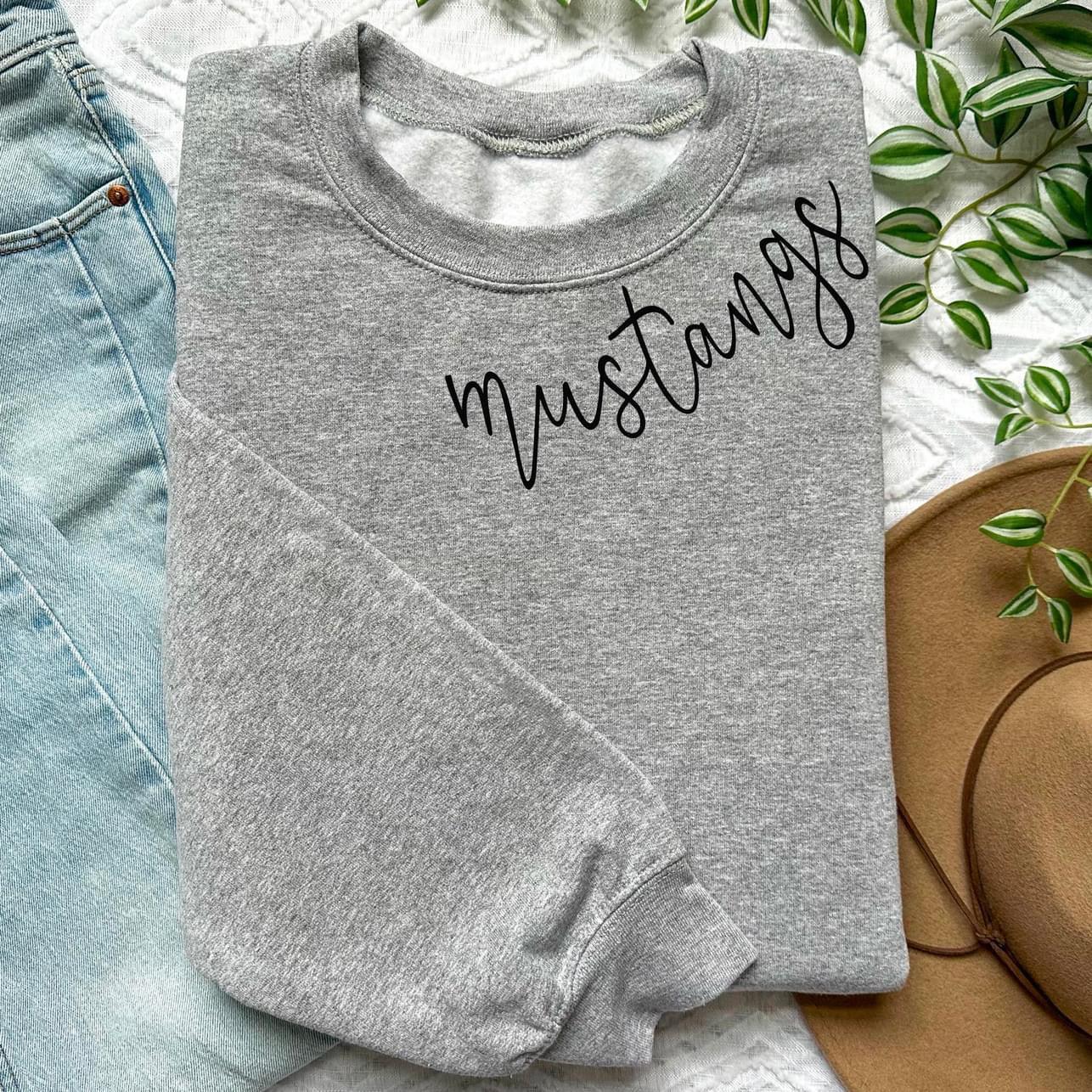 Mustangs Collar DTF Transfer - Merch Girls