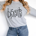 Biscuits Hand Letter DTF Transfer - Merch Girls