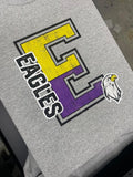 Spilt Varsity Mascot Design Mockup- No Physical Item! - Merch Girls