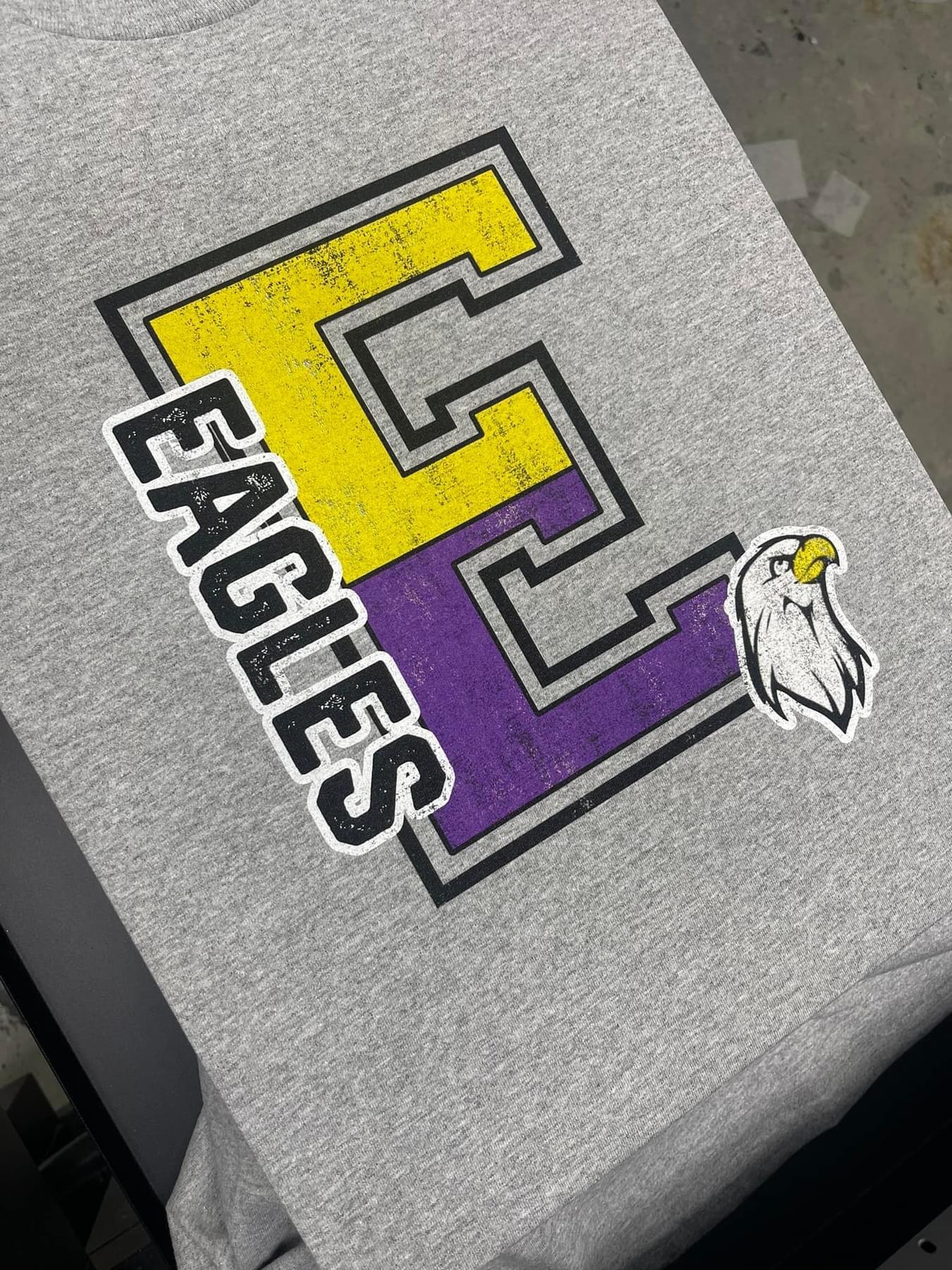 Spilt Varsity Mascot Design Mockup- No Physical Item! - Merch Girls