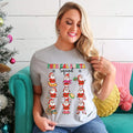 Physical Santa Squad Doodle DTF Transfer - Merch Girls