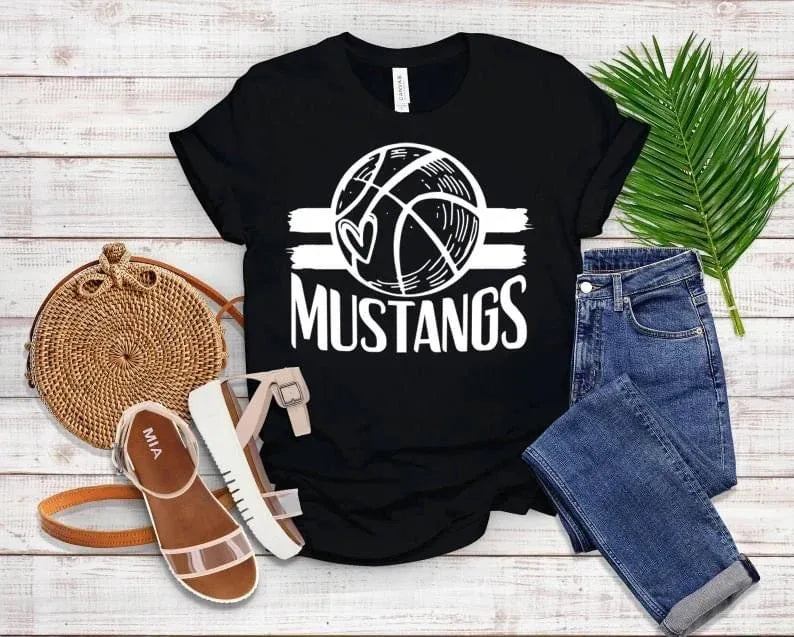 Mustangs Basketball DTF Transfer - Merch Girls