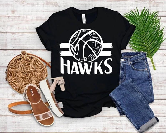 Hawks Basketball DTF Transfer