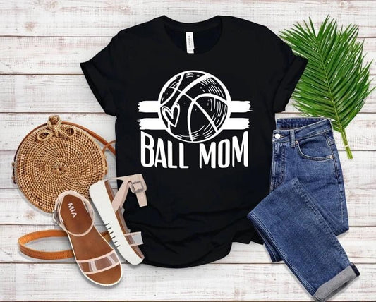Ball Mom Basketball DTF Transfer