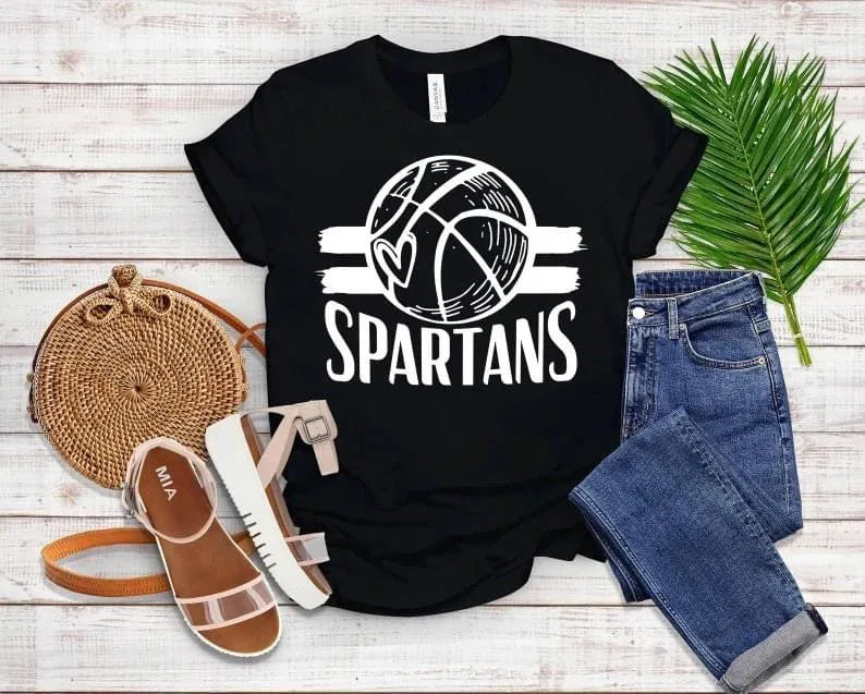 Spartans Basketball DTF Transfer - Merch Girls