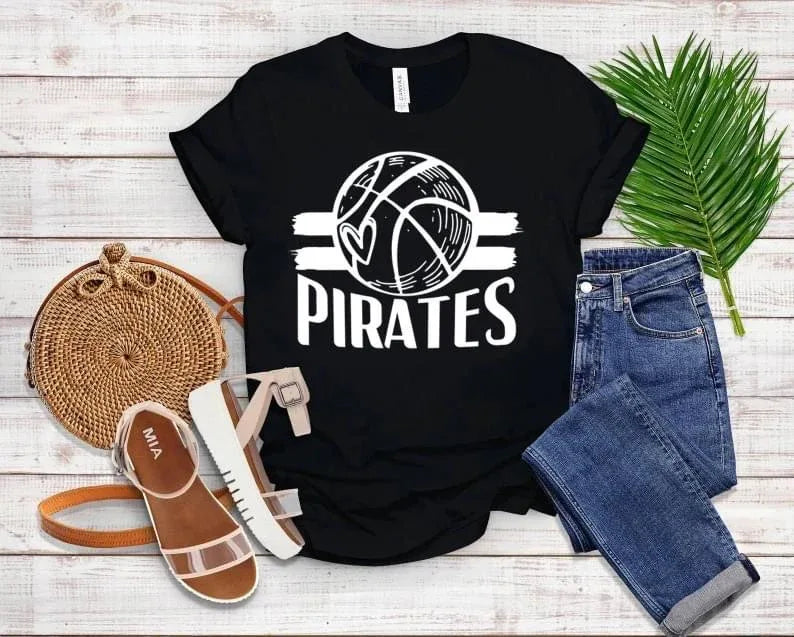 Pirates Basketball DTF Transfer - Merch Girls