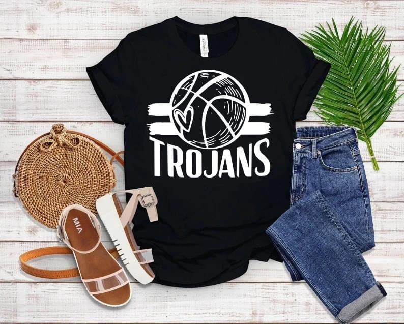 Trojans Basketball DTF Transfer - Merch Girls