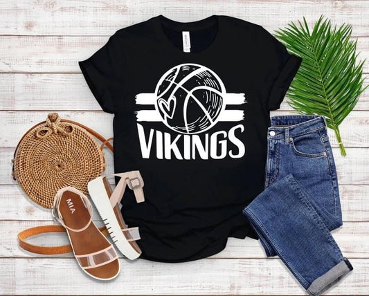 Vikings Basketball DTF Transfer