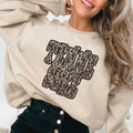 Tennessee Vintage Shadow Outline in Faux Sequin Leopard DTF Transfer - Merch Girls