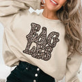 Eagles Vintage Shadow Outline in Faux Sequin Leopard DTF Transfer - Merch Girls