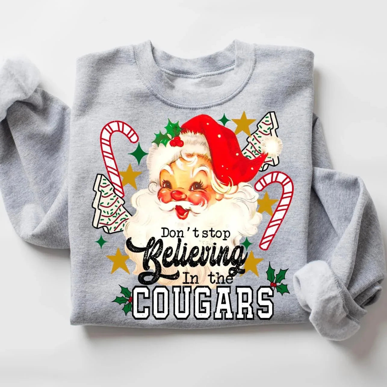 Don’t stop believing in the Cougars DTF Transfer - Merch Girls