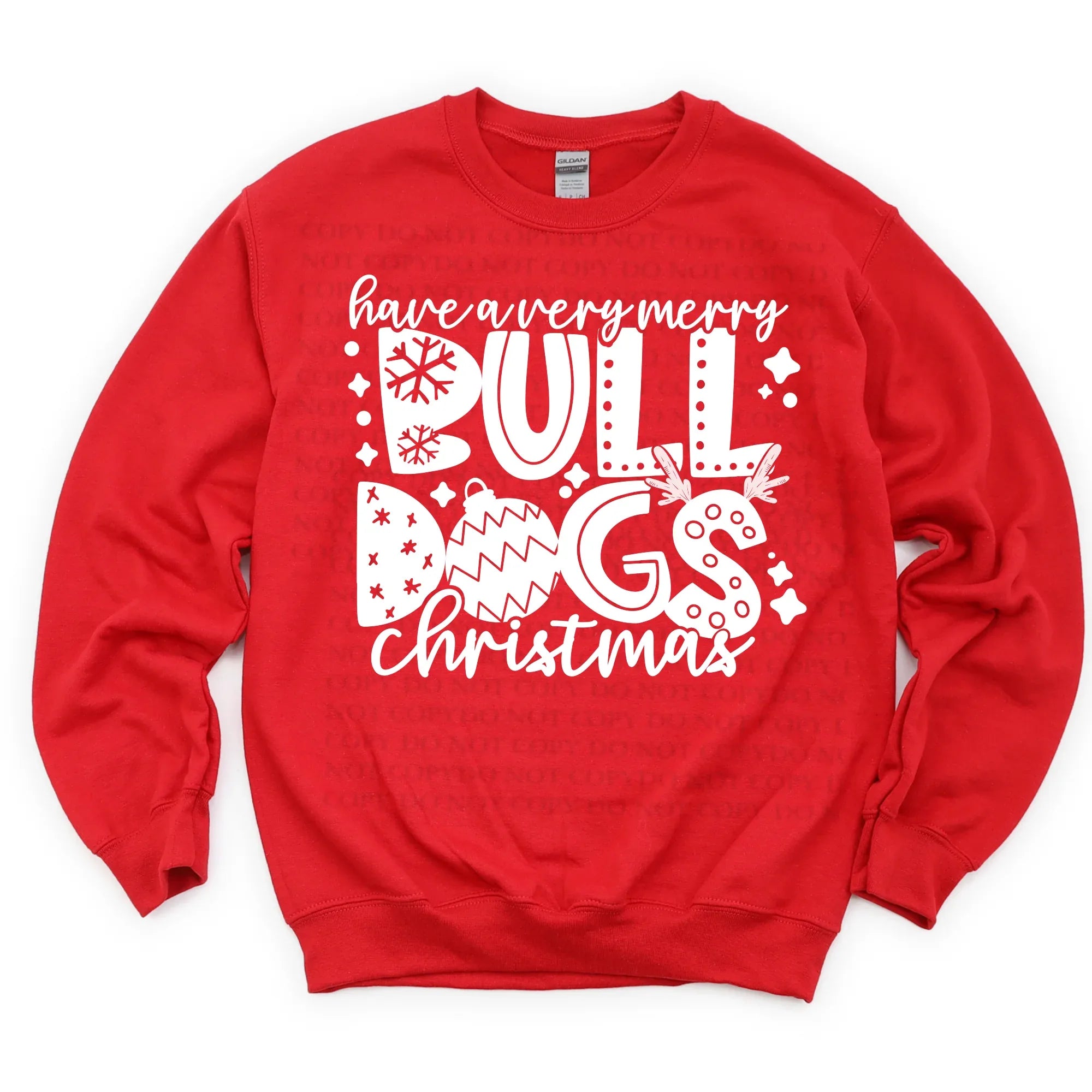 Very Merry Bulldogs DTF Transfer - Merch Girls