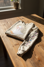 Silly Goose Quilted Applique Embroidered Mama Shirt | Customizable Sleeve with Names