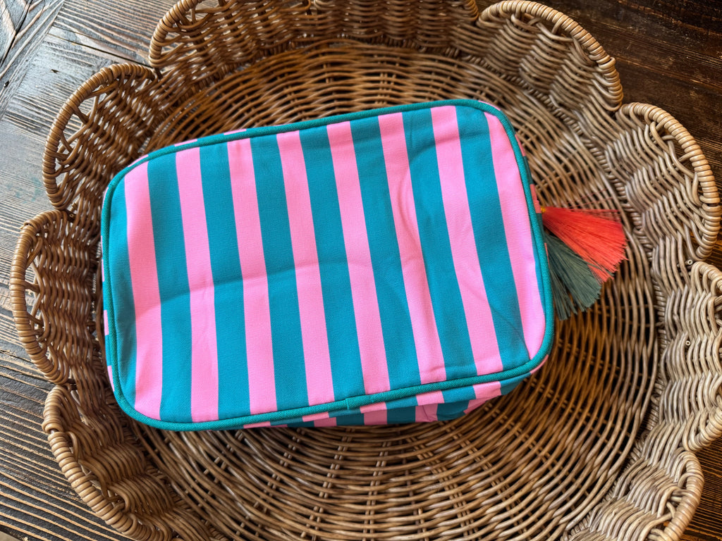 Embroidered Canvas Cabana Bags