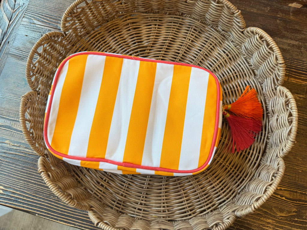 Embroidered Canvas Cabana Bags