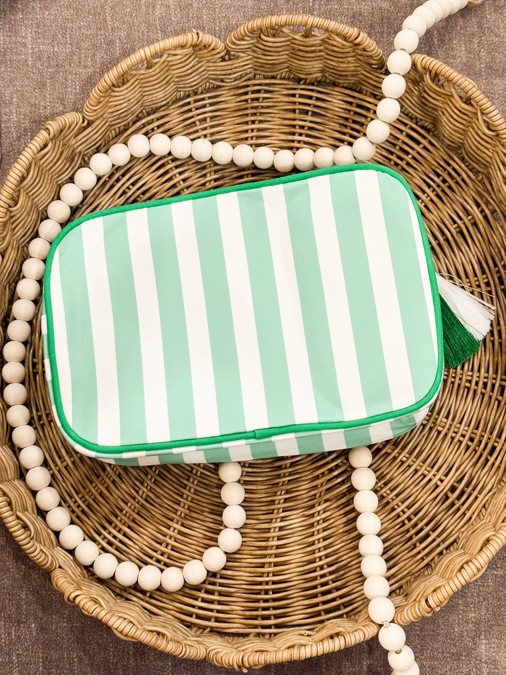 Embroidered Canvas Cabana Bags